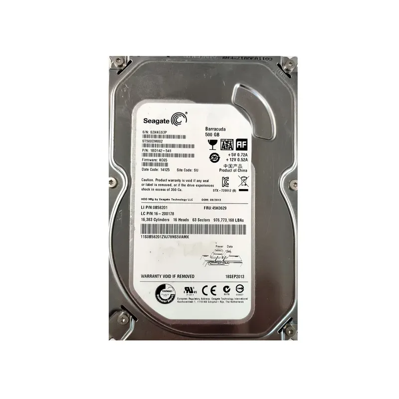 1BD142-541 - Seagate 500GB 7200RPM SATA 3.5-inch Hard Drive