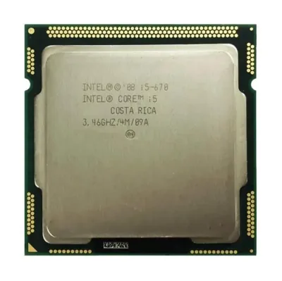 1C4F2 - Dell 3.46GHz 2.5GT/s 4MB Cache Socket LGA1156 Intel Core i5-670 Dual Core Processor