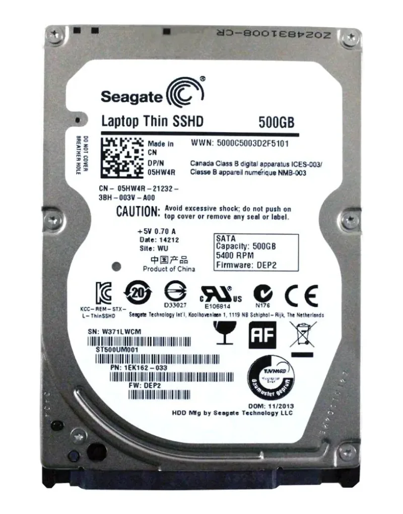 1EK162-033 - Seagate 500GB 5400RPM SATA 6Gb/s 2.5-inch Hard Drive