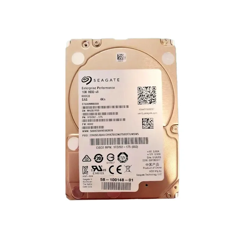 1FD202-175 - Seagate 600GB 10000RPM SAS 12Gb/s 2.5-inch Hard Drive