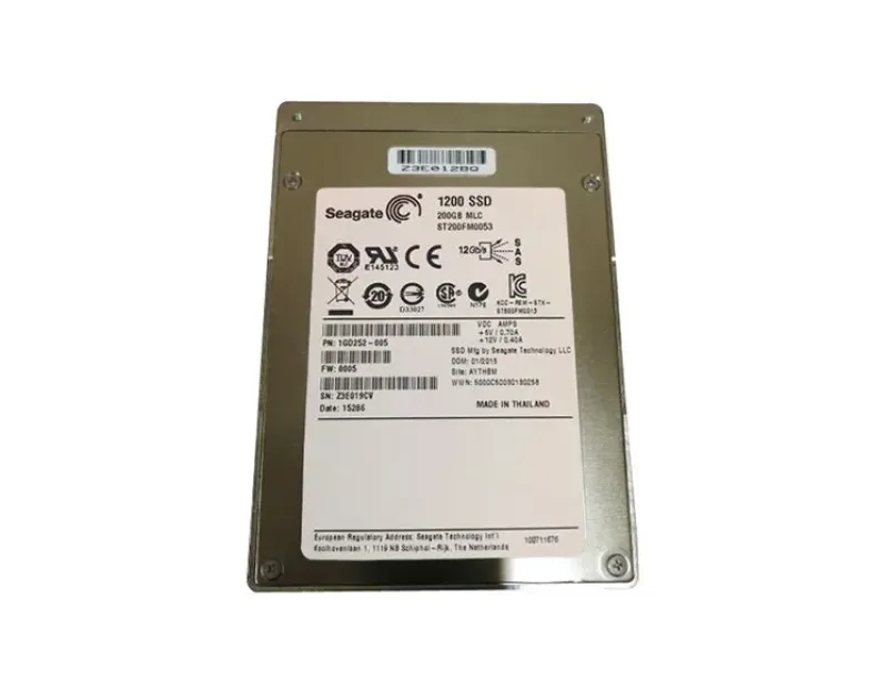 1GD252-076 - Seagate 1200 200GB Multi-Level-Cell SATA 3Gb/s (CE) 2.5-inch Solid State Drive