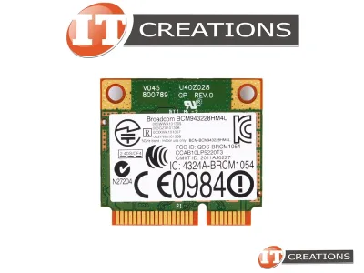 1JKGC - Dell Broadcom Wireless LAN DW1530 802.11A/B/G/N Half-Height Mini-PCI Express Card for Latitude E5420 / E6420