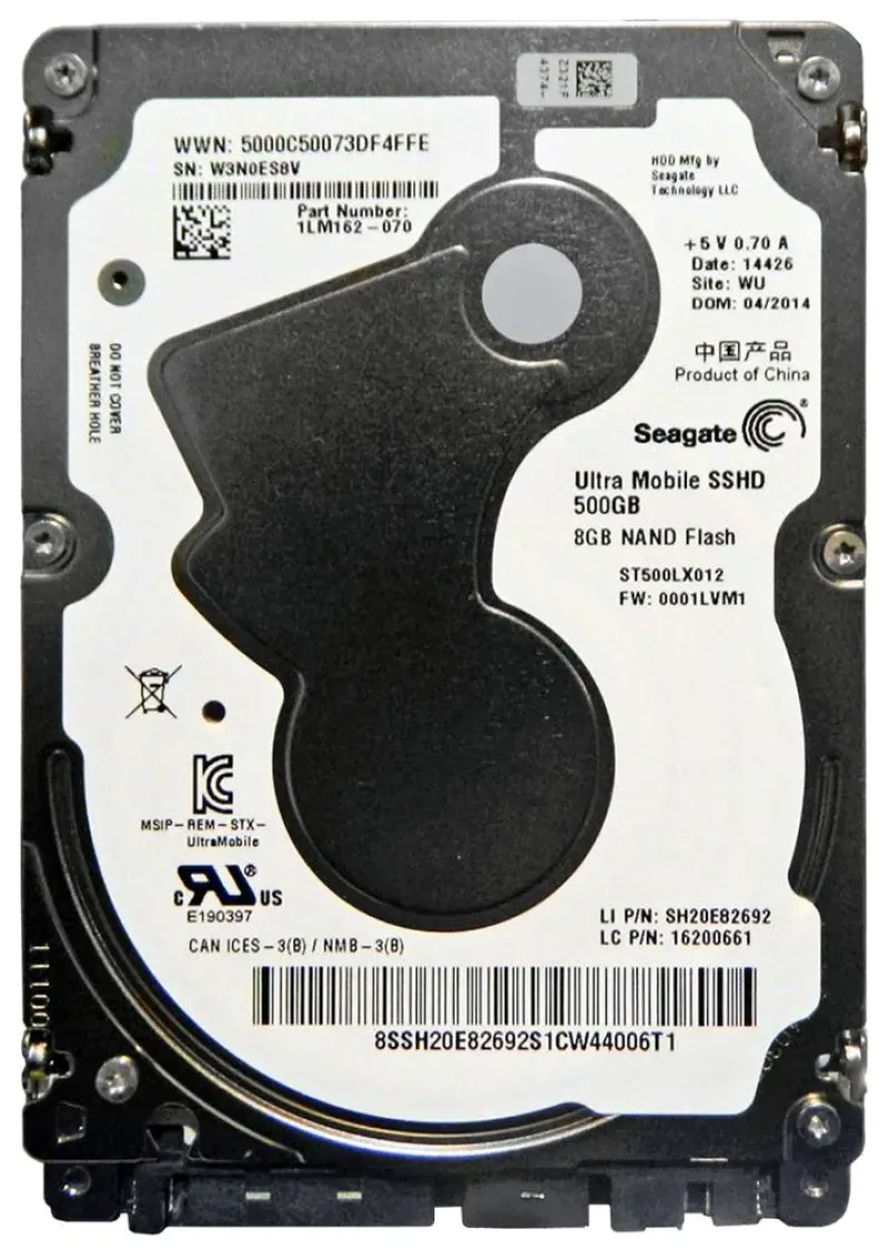1LM162-070 - Seagate 500GB 5400RPM SATA 6Gb/s 2.5-inch Hard Drive