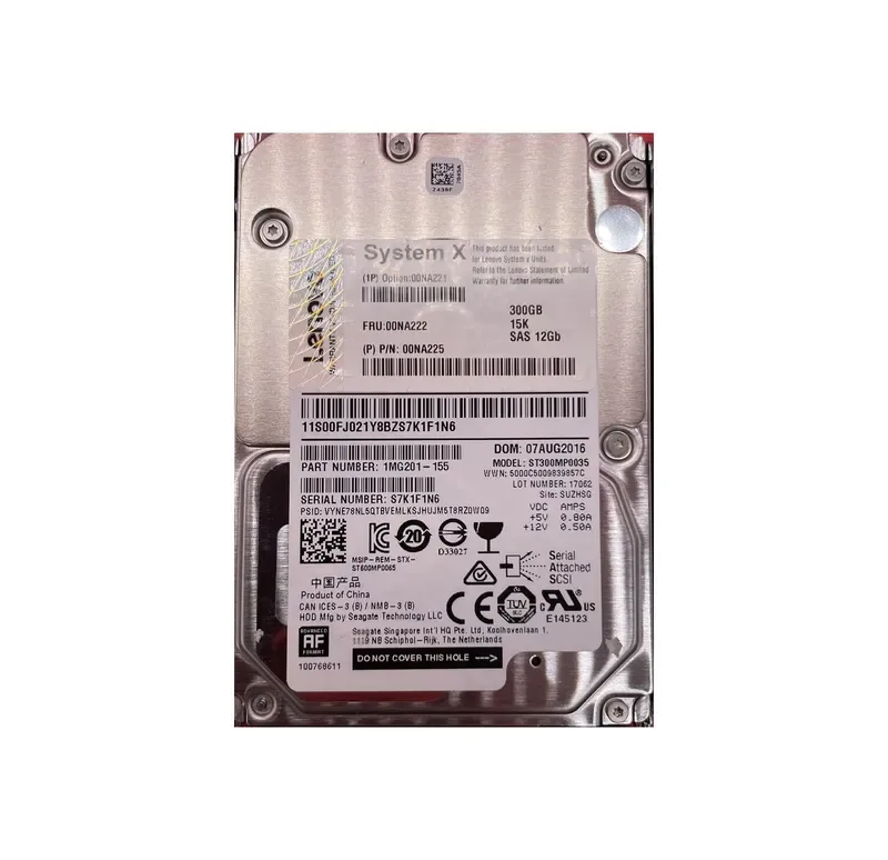1MG201-155 - Seagate 300GB 15000RPM SAS 12Gb/s 2.5-inch Hard Drive