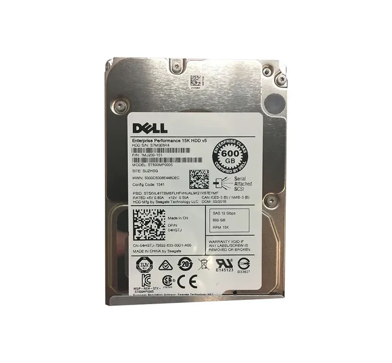 1MJ200-151 - Seagate / Dell Performance 15K 600GB SAS 12Gb/s 128MB Cache 512n 2.5-inch Hard Drive