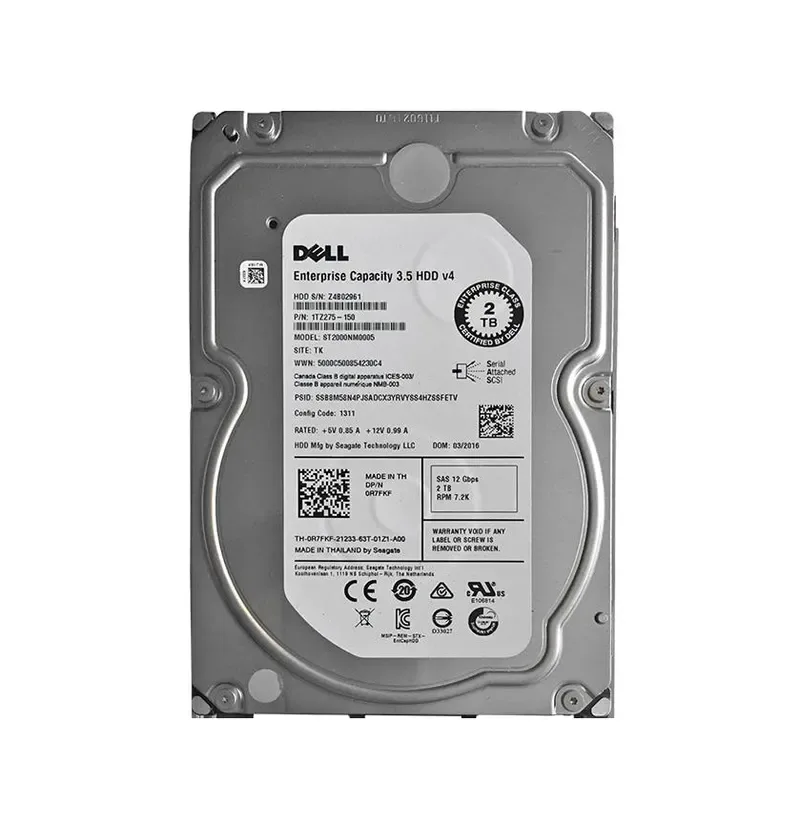 1TZ275-150 - Seagate 2TB 7200RPM SAS 12Gb/s 3.5-inch Hard Drive