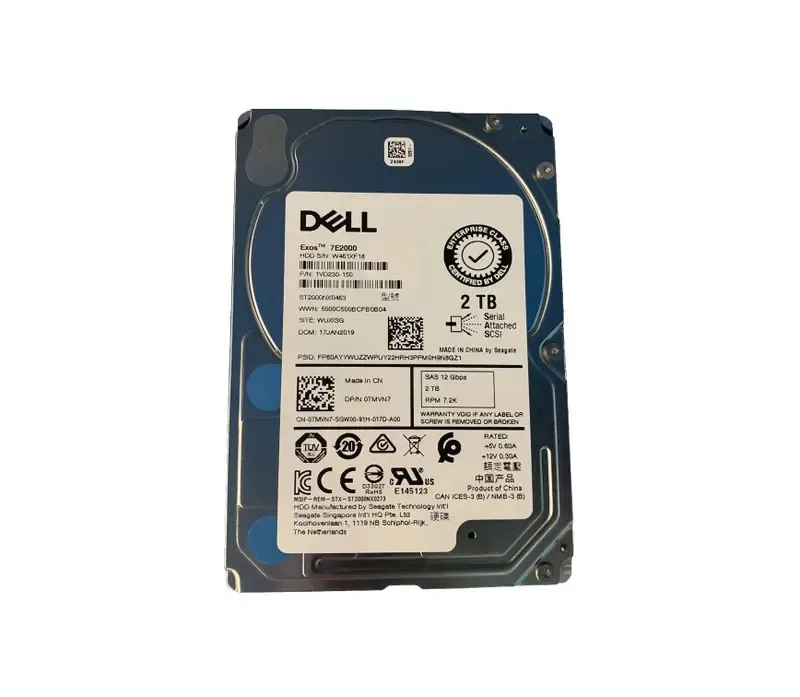1VD230-150 - Seagate 2TB 7200RPM SAS 12Gb/s 2.5-inch Near Line 512N Hard Drive for Gen 12 and Gen 13 PowerEdge