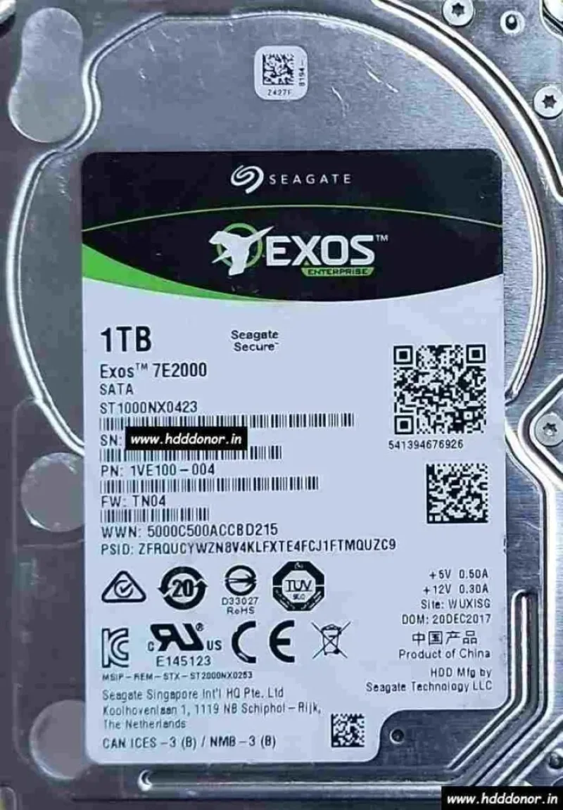 Seagate 1VE100-004 1TB 7200RPM SATA 6Gb/s 128MB Cache (512n) 2.5-Inch Hard Drive. In Stock