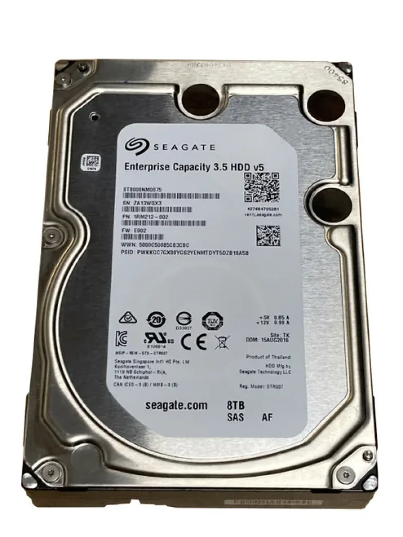 Seagate 1VS212-003 8TB Hard Drive 7200RPM 12G SAS 3.5 Lff Hot Swap. In Stock