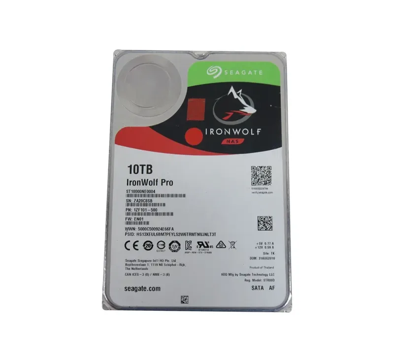1ZF101-500 - Seagate IronWolf Pro 10TB 7200RPM SATA 6Gb/s 256MB Cache 3.5-inch Hard Drive