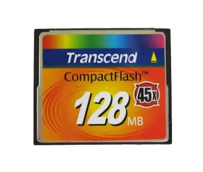 20D090025202 - Transcend 128MB CompactFlash (CF) Memory Card