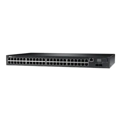 210-ABNX - Dell PowerConnect N2048 48 x Ports 10/100/1000Base-T + 2 x Ports 10 Gigabit Ethernet SFP+ Rack-Mountable Layer 2 Managed Gigabit Ethernet Network Switch