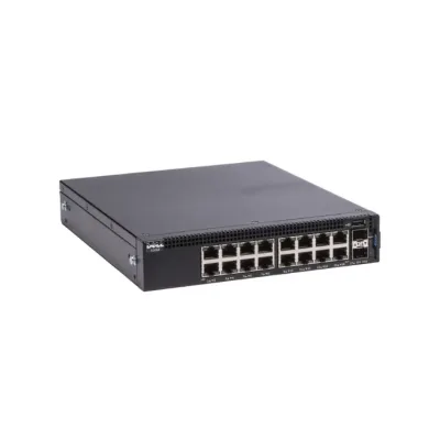 210-AEIK - Dell PowerConnect X1018 16 x Ports 10/100/1000Base-T + 2 x Ports Gigabit SFP Rack-Mountable 1U Layer 2 Managed Gigabit Ethernet Network Switch