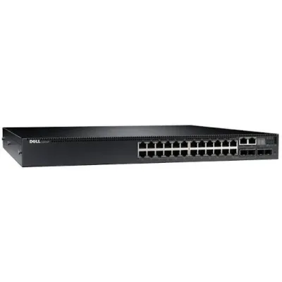 210-AEVY - Dell PowerConnect N1524P 24 x Ports 10/100/1000Base-T PoE + 4 x Ports 10 Gigabit Etherner SFP+ Rack-Mountable 1U Layer 2 Managed Gigabit Ethernet Network Switch