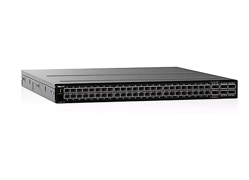 Dell 210-APHR S5248F-ON 48-Ports 25Base-X SFP28 4-Ports 100G QSFP28 2-Ports 200G QSFP28-DD Layer 3 Managed 1U Rack-Mountable Gigabit Ethernet Network Switch with 2x Ac Psu, Fan modules, I/o Panel To P