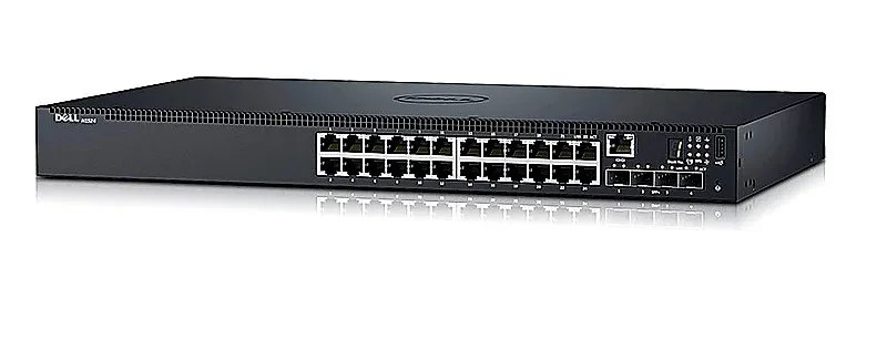 Dell 210-ASNF N1524 24-Ports 10/100/1000Base-T RJ-45 4-Ports 10GBase-X SFP+ Layer 3 Managed 1U Rack-mountable Network Switch. In Stock