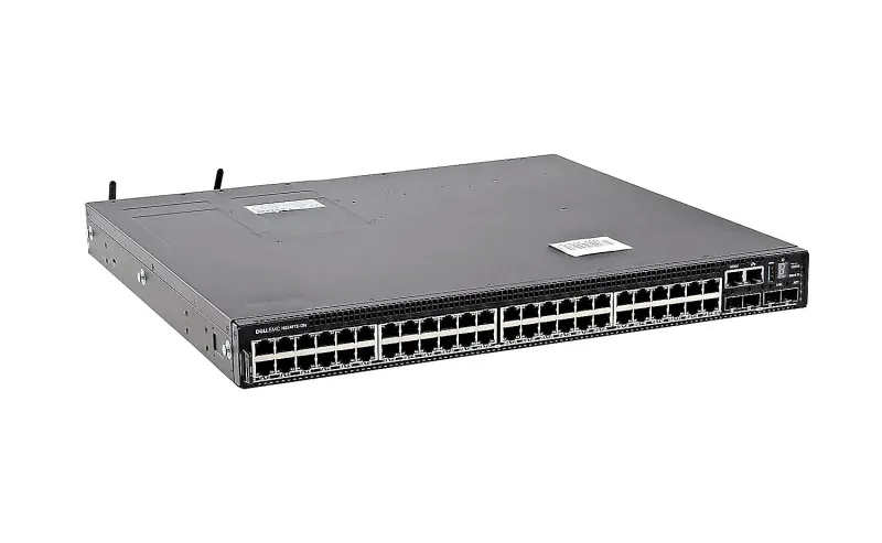 Dell 210-AWZM PowerSwitch 48-Ports RJ-45 + 4-Ports SFP+ + 2-Ports QSFP28 Layer3 Managed 1U Rack-mountable Network Switch. In Stock