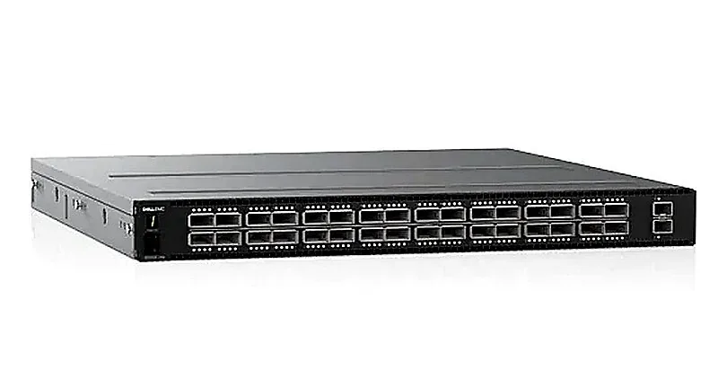 Dell 210-BFGJ PowerSwitch S5232F-ON 32-Ports 100GBase-X QSFP28 2-Ports SFP+ Layer 3 Manageable 1U Rack-Mountable Gigabit Ethernet Network Switch with 2x Psu