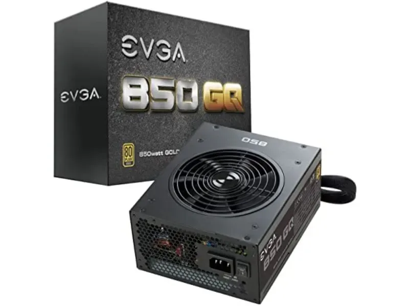 210-GQ-0850-V1 - EVGA 850 GQ 850-Watts 80 Plus Gold Certified Semi Modular Eco Mode Power Supply
