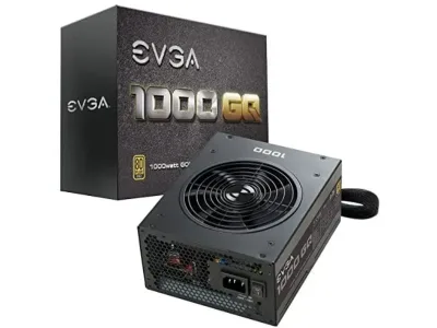 210-GQ-1000-V1 - EVGA 1000GQ 1000-Watts ECO Mode Semi Modular NVIDIA SLI & Crossfire Readya 80+ Power Supply (Gold)