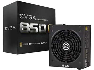220-GS-0850-V1 - EVGA SuperNOVA 850 GS 850-Watts ECO Mode Fully Modular NVIDIA SLI and Crossfire Ready 80+ Power Supply (Gold)