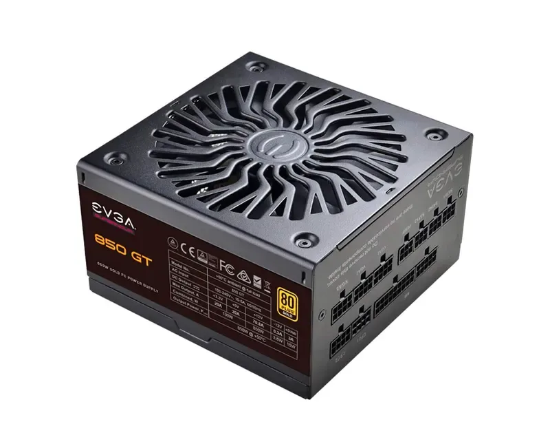 220-GT-0850-Y1 - EVGA SuperNOVA 850 GT 850-Watts ATX 12V 80 Plus Gold Fully Modular Power Supply