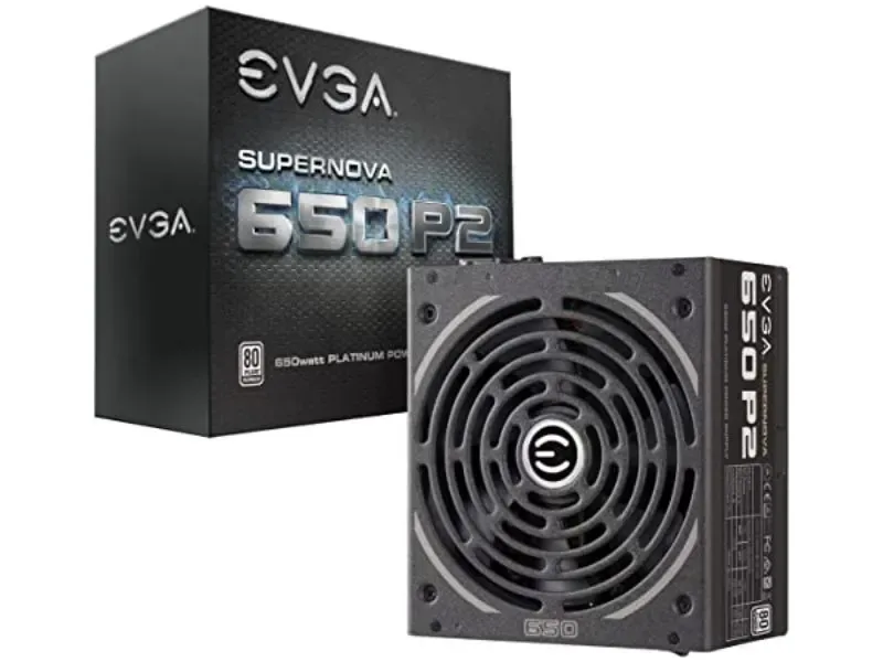 220-P2-0650-X1 - EVGA SuperNOVA 650-Watts P2 80+ Platinum Power Supply