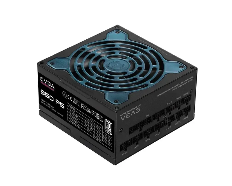 220-P5-0850-X1 - EVGA SuperNOVA 850 P5 850-Watt 80 Plus Platinum Fully Modular Power Supply