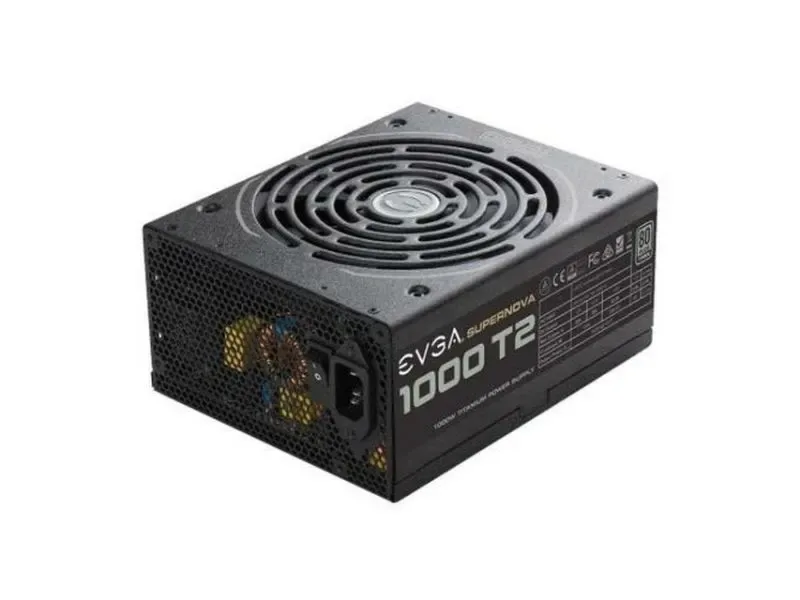 220-T2-1000-X1 - EVGA SuperNOVA 1000 T2 80+ TITANIUM, 1000W ECO Mode Fully Modular 10 Year Warranty Power Supply