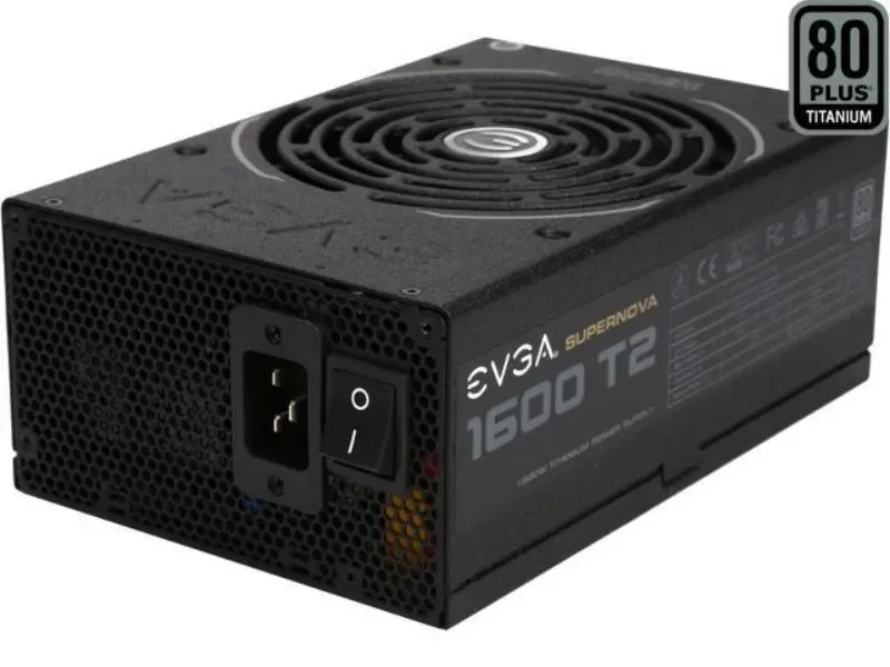 220-T2-1600-X1 - EVGA SuperNOVA 1600 T2 1600-Watts 80 Plus Titanium ATX Power Supply