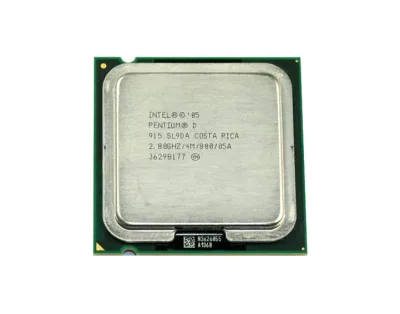 222-6659 - Dell 2.80GHz 800MHz FSB 4MB L2 Cache Socket PLGA775 Intel Pentium D 915 Dual Core Processor