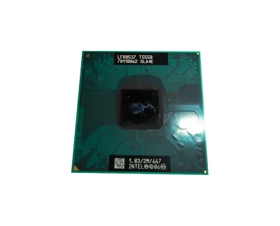 223-3618 - Dell 1.83GHz 667MHz FSB 2MB L2 Cache Socket PPGA478 Intel Core 2 Duo T5550 Dual Core Processor