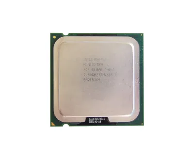 224-5780 - Dell 2.80GHz 800MHz FSB 2MB L2 Cache Socket LGA775 Intel Pentium 4 620 1-Core Processor