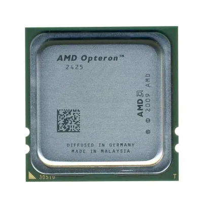 224-6935 - Dell 2.1GHz 2400MHz HTL 6MB L3 Cache Socket Fr6(1207) AMD Opteron 2425 HE 6-Core Processor