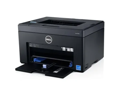 225-4111 - Dell C1760NW 160-Sheets Tray 600 x 600 dpi 10/100 BASE-T Ethernet Port Color/Laser Wireless Printer