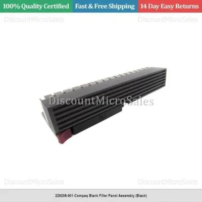 229208-001 - HP / Compaq Blank Filler Panel Assembly for Modular Smart Array 500 / 1000
