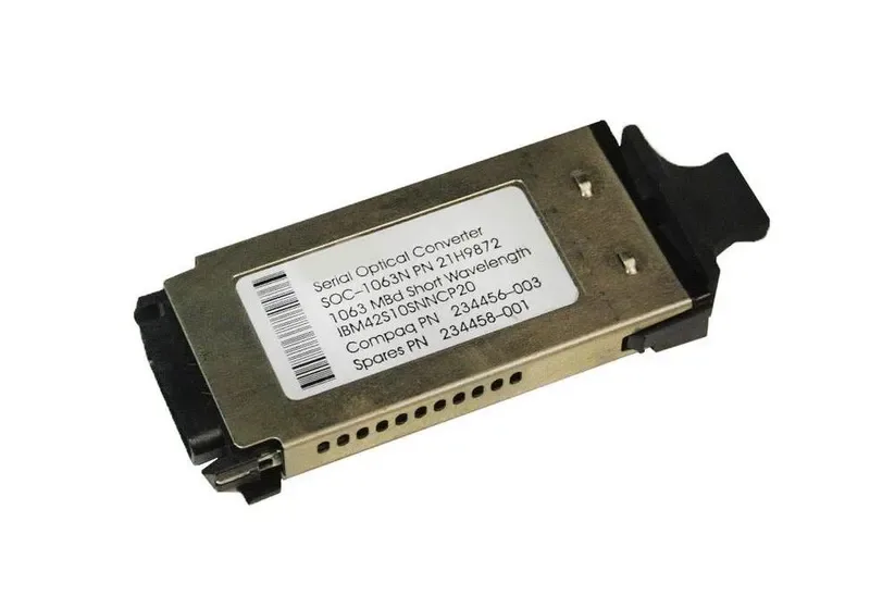 234456-002 - HP 1Gb/s Short Wave Fibre Channel SC Connector GBIC Transceiver Module