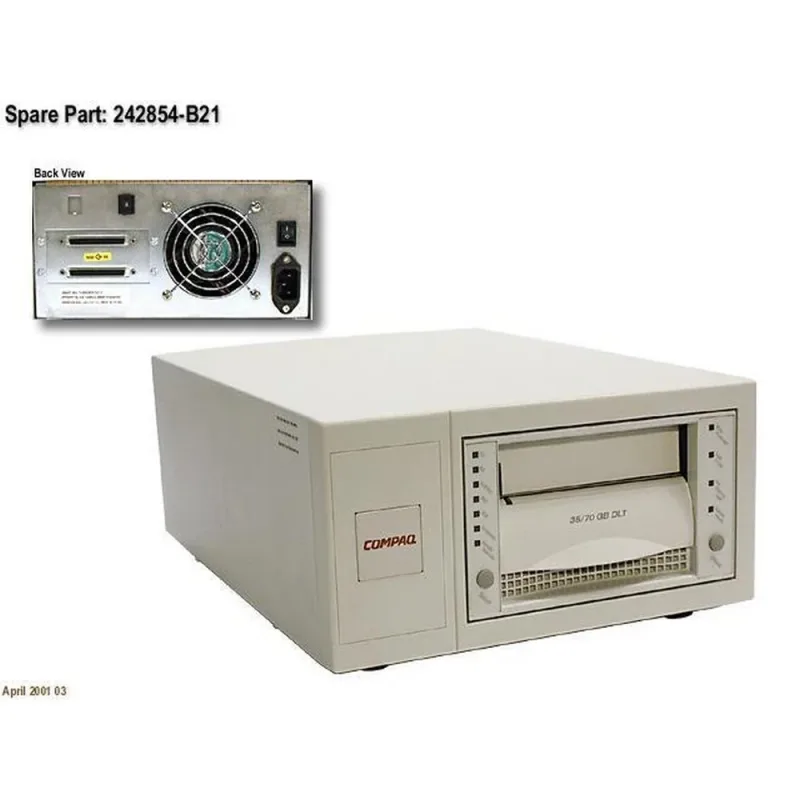 242854-B21 - HP 35/70GB External DLT Tape Drive