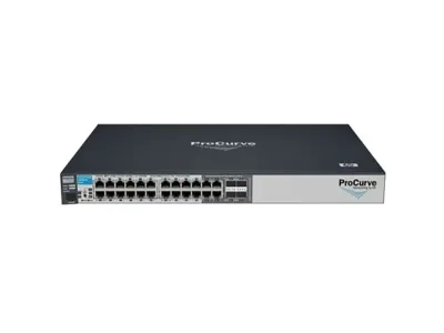 2510G-24 - HP ProCurve 2510G-24 24 x Ports 10/100/1000Base-T + 4 x SFP (mini-GBIC) Layer-2 Managed Gigabit Ethernet Network Switch