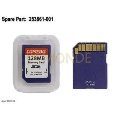253479-B21 - Compaq 128MB SD Flash Memory Card for iPAQ H3800 H3900 Pocket PC