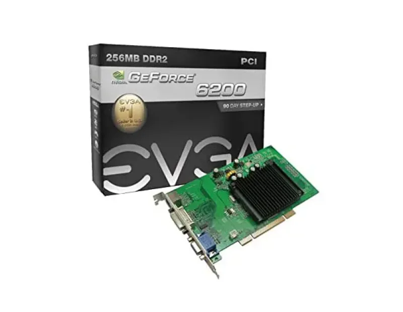 256-A8-N295-KR - EVGA GeForce 6200LE 256MB 64-Bit GDDR2 AGP 4X/8X D-sub/ S-Video Out/ DVI Video Graphics Card