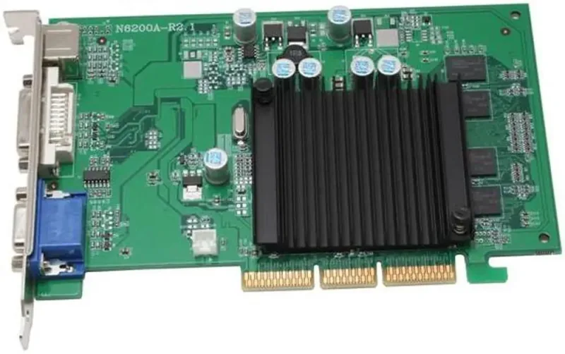 256-A8-N295-RX - EVGA GeForce 6200 LE 256MB 64-Bit GDDR2 AGP 4X/8X Video Graphics Card