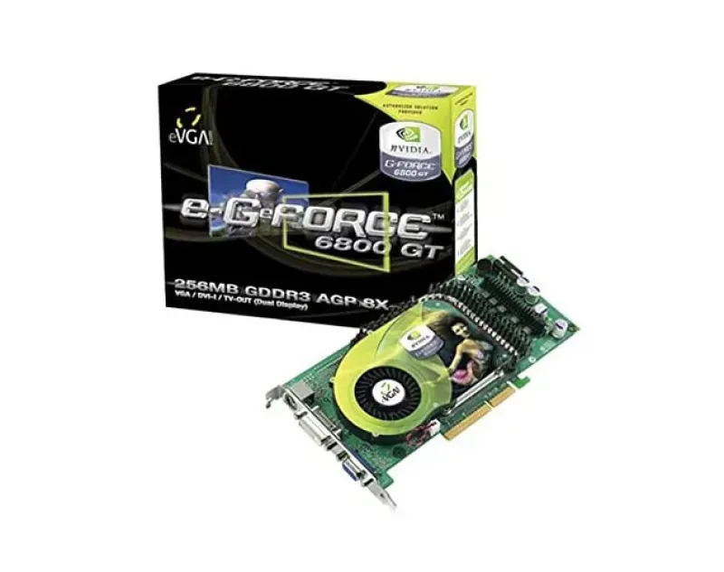 256-A8-N349-KR - EVGA GeForce 6800 GT 256MB GDDR3 256-Bit AGP 4X/8X Video Graphics Card