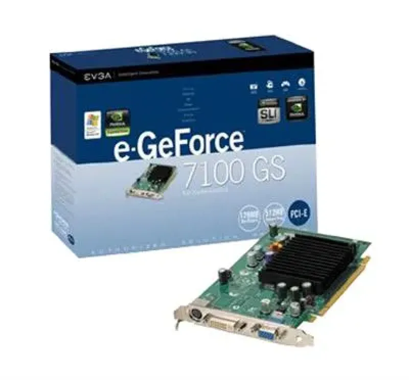 256-P2-N412-R1 - EVGA e-GeForce 7100 GS TC 512MB (256MB on Board) 64-Bit GDDR2 PCI Express x16 Video Graphics Card