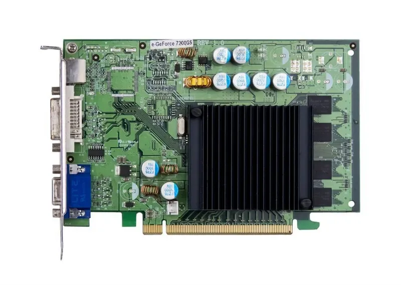 256-P2-N429-LA - EVGA GeForce 7200GS 256MB 64-Bit DDR2 PCI Express x16 D-Sub/ S-Video Out/ DVI Video Graphics Card