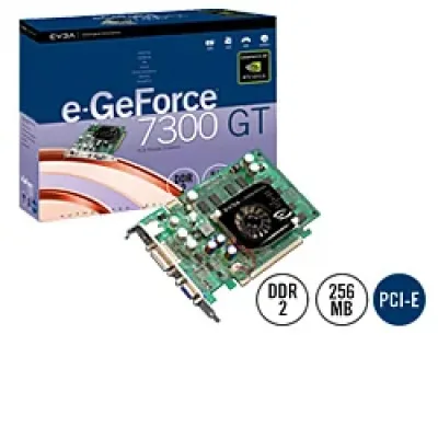 256-P2-N445-AR - EVGA e-GeForce 7300 GT 256MB DDR2 PCI Express x16 DVI/ D-Sub/ HDTV/ S-Video Out/ SLI Support Video Graphics Card