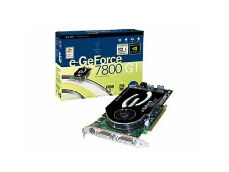 256-P2-N515-KR - EVGA e-GeForce 7800 GT 256MB GDDR3 256-Bit SLI Support PCI Express x16 Video Graphics Card