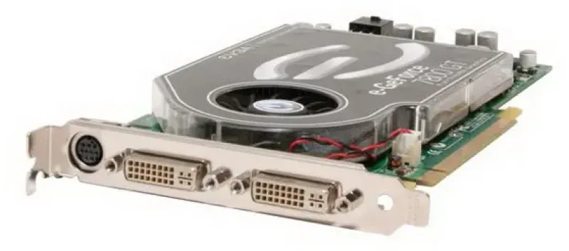 256-P2-N518-RX - EVGA GeForce 7800 GT 256MB GDDR3 256-Bit SLI Support PCI Express x16 Video Graphics Card