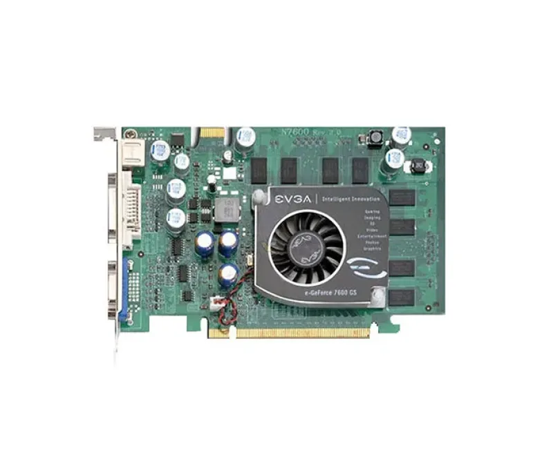 256-P2-N543-KR - EVGA GeForce 7600 GS 256MB GDDR2 128-Bit SLI Support PCI Express x16 Video Graphics Card