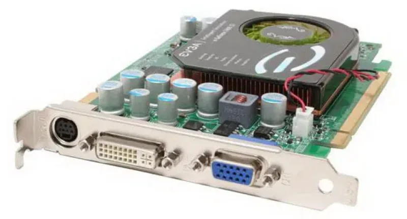 256-P2-N615-TX - EVGA GeForce 7600GT 256MB 128-Bit GDDR3 PCI Express x16 SLI Support HDTV/ S-Video Out/ D-Sub/ DVI Video Graphics Card